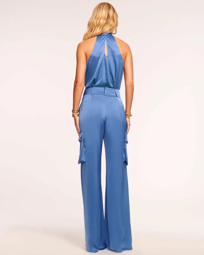 Women Rumer Wide Leg Cargo Pant True Blue Ramy Brook Pants Women Rumer Wide Leg Cargo Pant True Blue Ramy Brook Pants