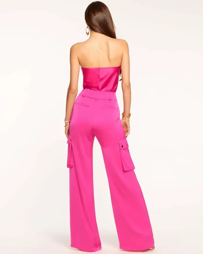 Women Rumer Wide Leg Cargo Pant True Blue Ramy Brook Pants Women Rumer Wide Leg Cargo Pant True Blue Ramy Brook Pants