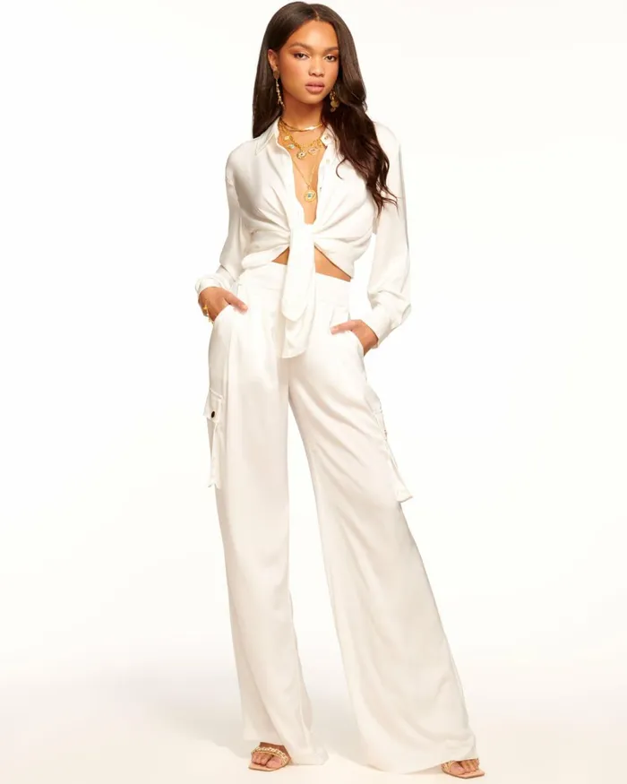 Women Rumer Wide Leg Cargo Pant True Blue Ramy Brook Pants Women Rumer Wide Leg Cargo Pant True Blue Ramy Brook Pants
