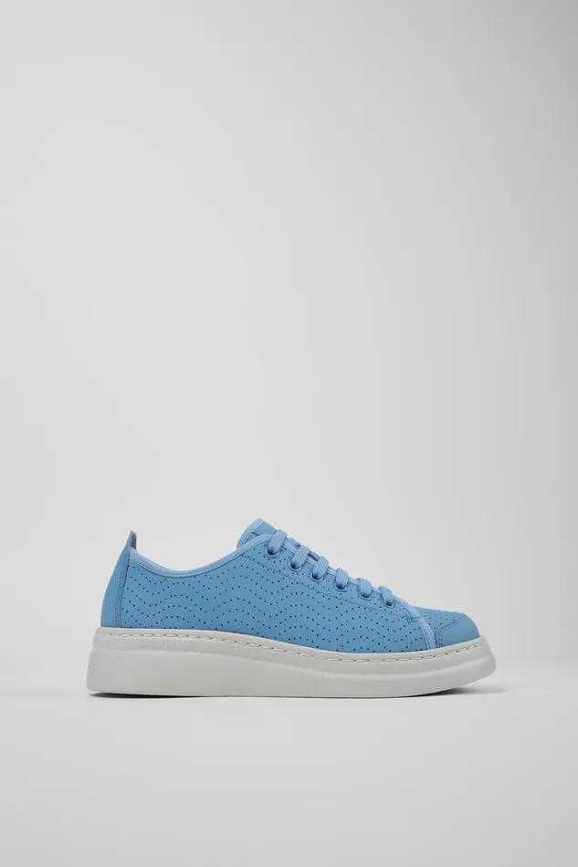 Women Runner Blue Leather Sneaker Camper Sneakers Women Runner Blue Leather Sneaker Camper Sneakers