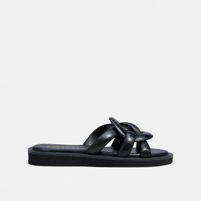 Women Sandals Coach Georgie Sandal Black