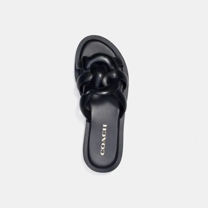 Women Sandals Coach Georgie Sandal Black