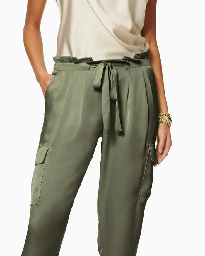 Women Satin Pocket Allyn Pant Spring Navy Ramy Brook Pants Women Satin Pocket Allyn Pant Spring Navy Ramy Brook Pants