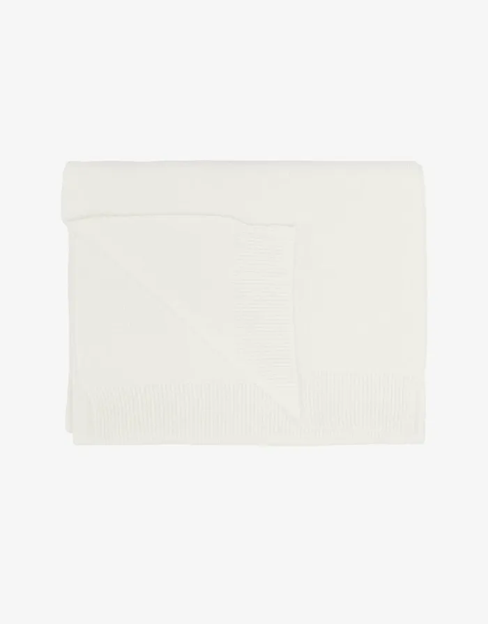 Women Scarves Colorful Standard Merino Wool Scarf Optical White