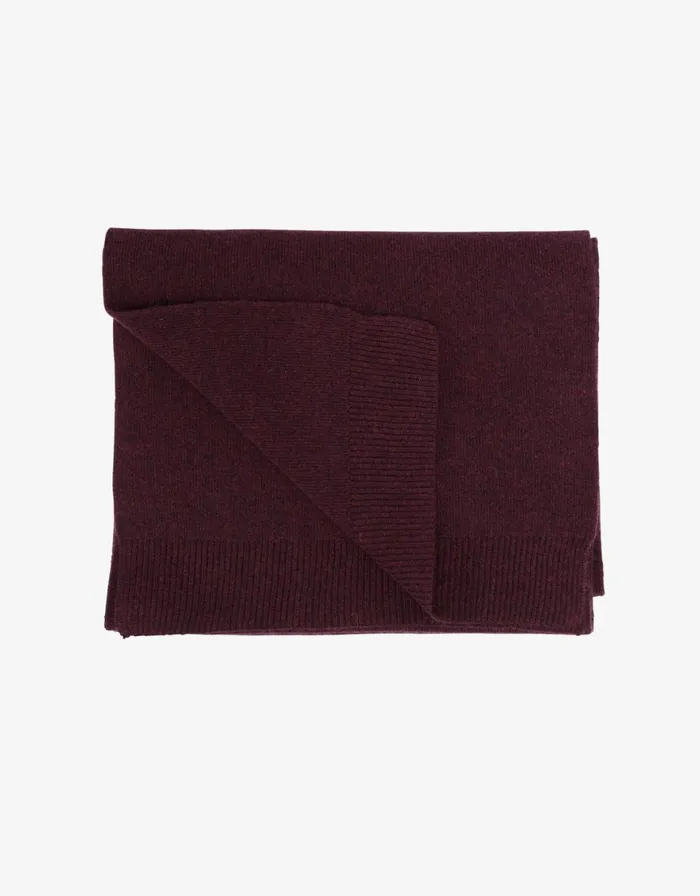 Women Scarves Colorful Standard Merino Wool Scarf Oxblood Red
