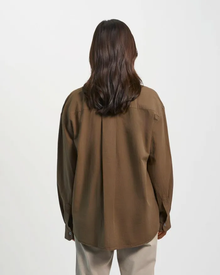 Women Shirts Colorful Standard Organic Oversized Shirt Ivory White