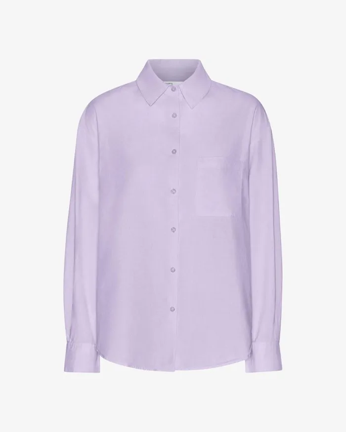 Women Shirts Colorful Standard Organic Oversized Shirt Soft Lavender