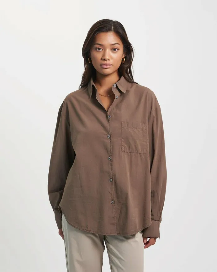 Women Shirts Colorful Standard Organic Oversized Shirt Soft Lavender