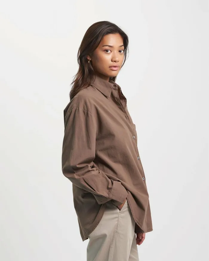 Women Shirts Colorful Standard Organic Oversized Shirt Soft Lavender