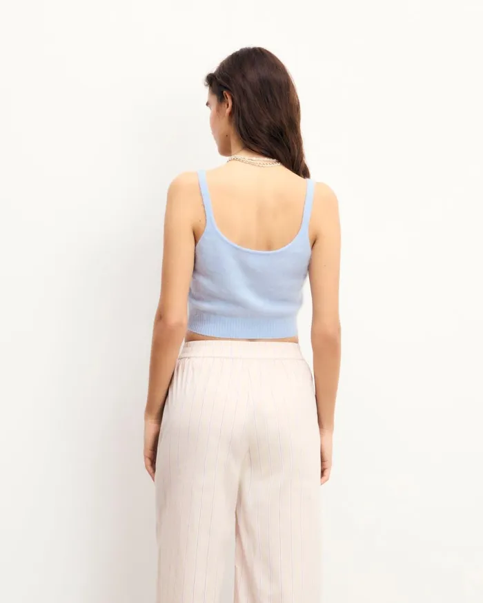 Women Shirts TShirts and Tops From Future Brushed Bralette Top Baby Blue