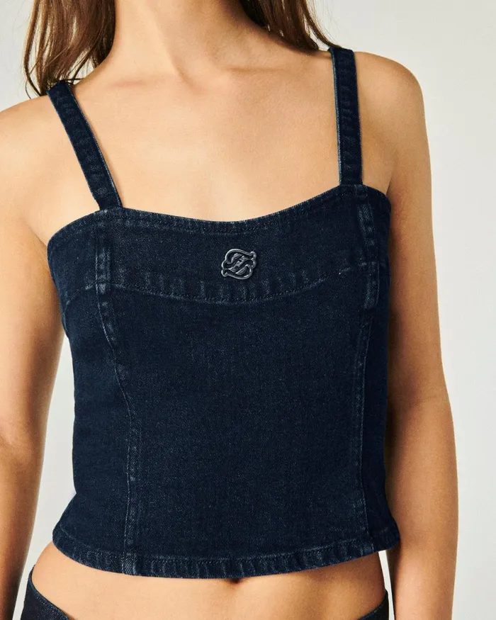 Women Shirts TShirts and Tops From Future Bustier Top Natural