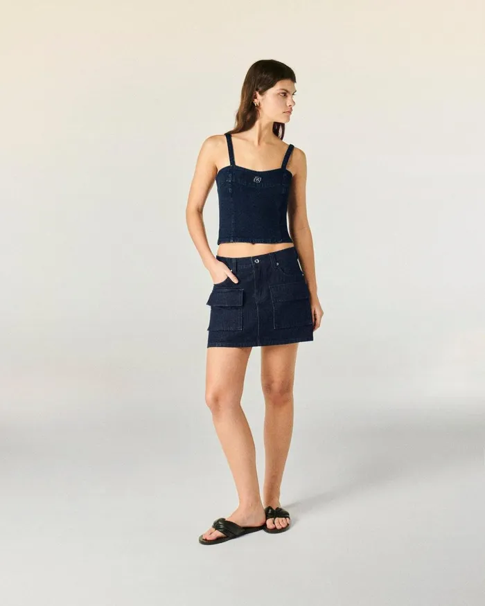 Women Shirts TShirts and Tops From Future Bustier Top Natural