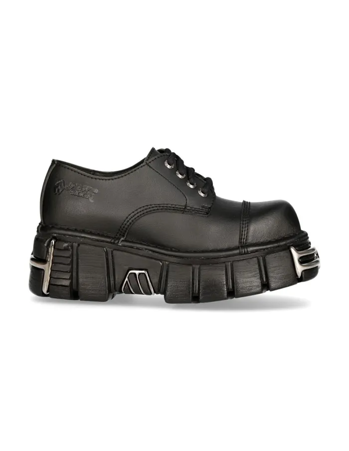 Women Shoe Metallic MNewmili03V1 New Rock Military Women Shoe Metallic MNewmili03V1 New Rock Military