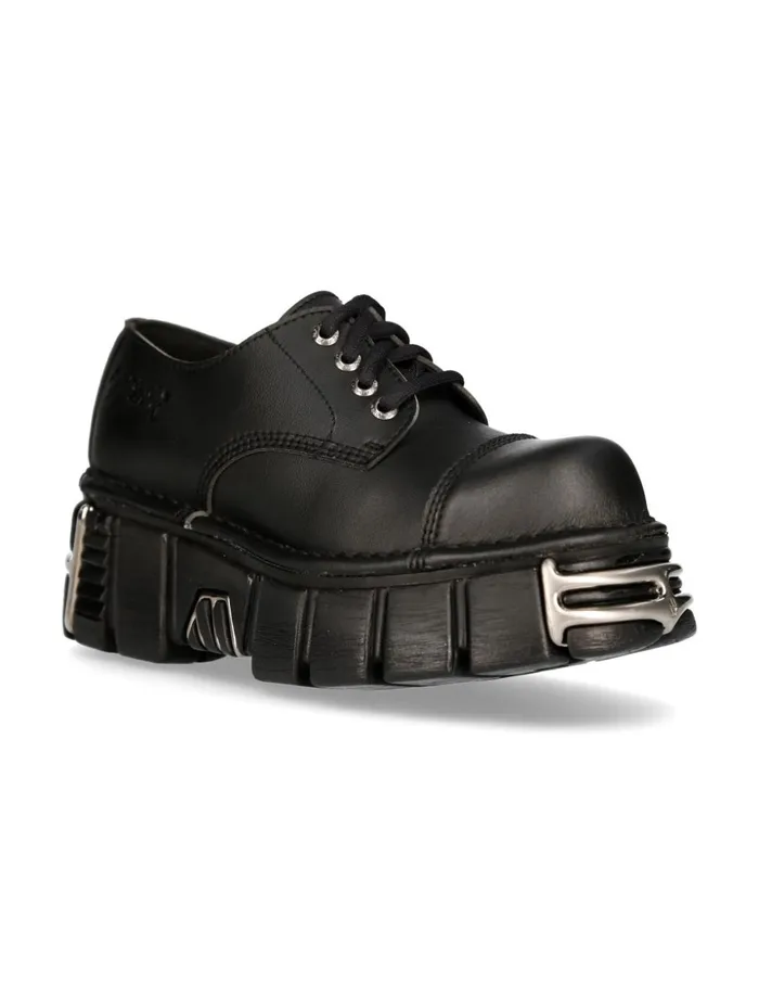 Women Shoe Metallic MNewmili03V1 New Rock Military Women Shoe Metallic MNewmili03V1 New Rock Military