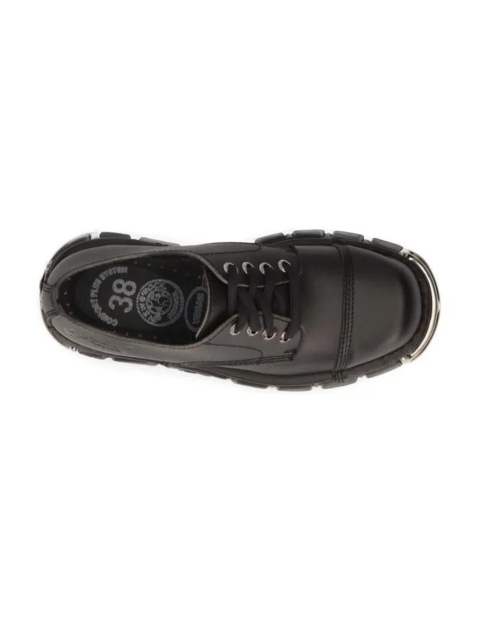 Women Shoe Metallic MNewmili03V1 New Rock Military Women Shoe Metallic MNewmili03V1 New Rock Military