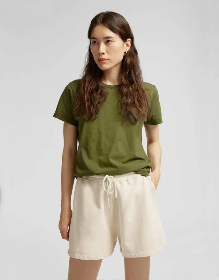 Women Shorts Colorful Standard Women Organic Sweatshorts Soft Yellow