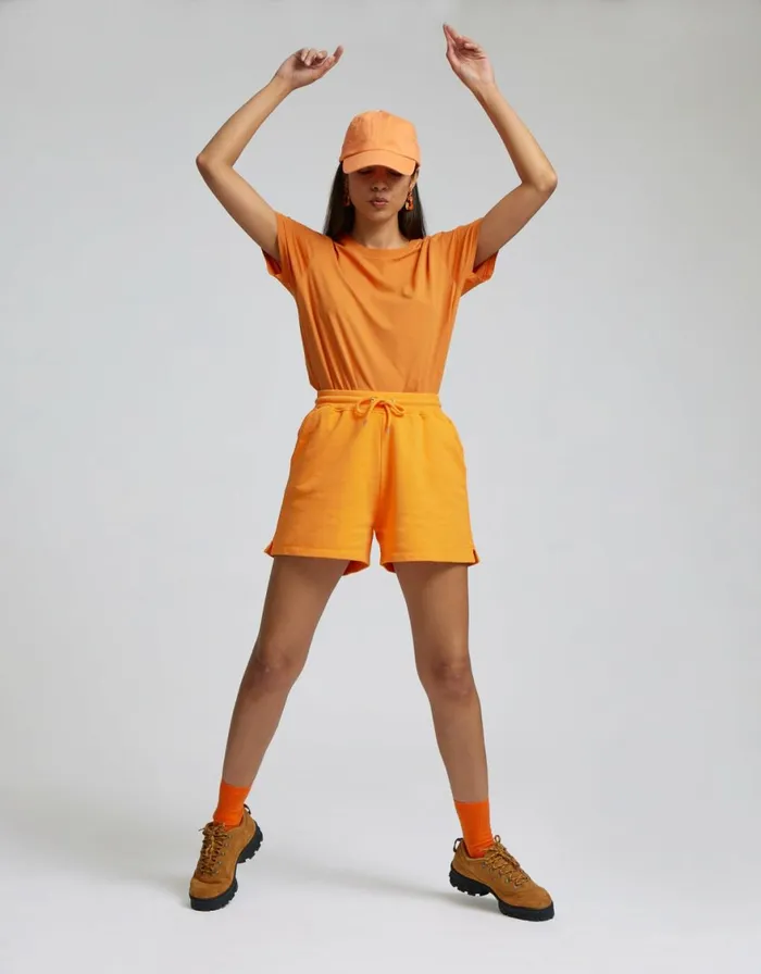 Women Shorts Colorful Standard Women Organic Sweatshorts Stone Blue