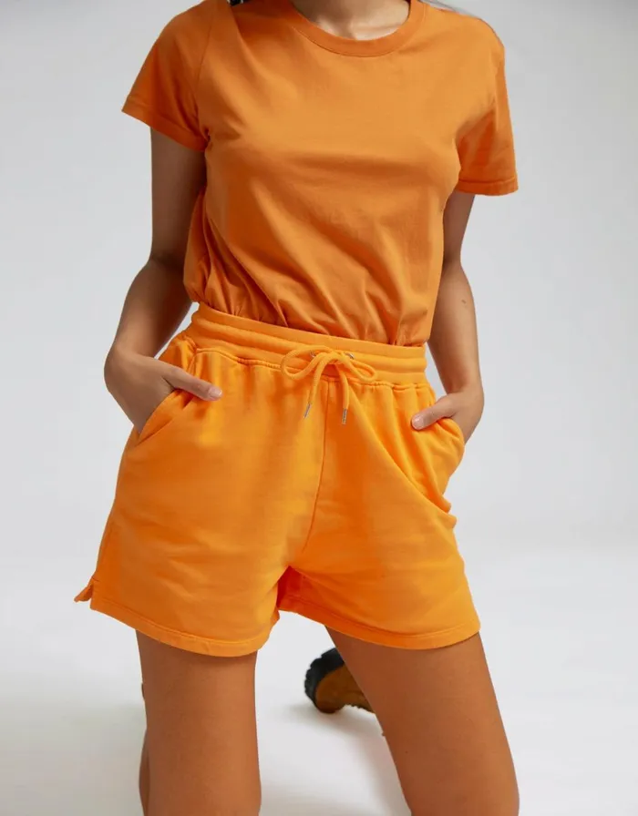 Women Shorts Colorful Standard Women Organic Sweatshorts Stone Blue
