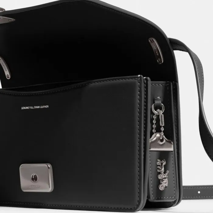 Women Shoulder Bags and Hobos Coach Bandit Shoulder Bag Silverblack