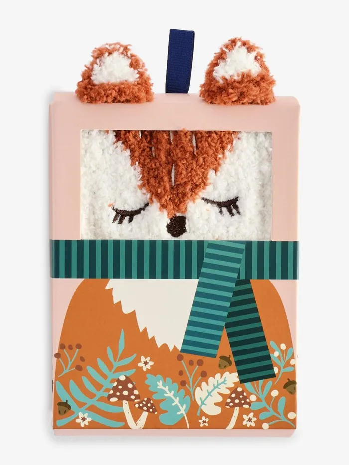 Women Socks and Tights Fat Face Orange Fox Socks In Box