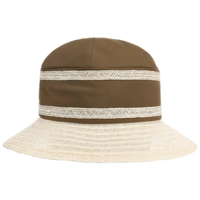 Women Straw Hats Mayser Alma Caranda Fabric Hat Olive