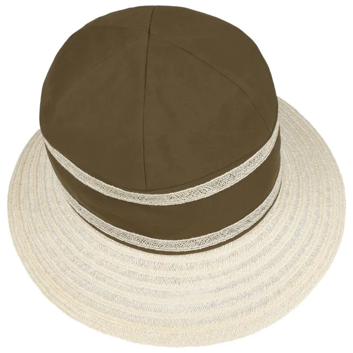 Women Straw Hats Mayser Alma Caranda Fabric Hat Olive Women Straw Hats Mayser Alma Caranda Fabric Hat Olive