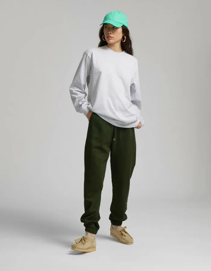 Women TShirts Colorful Standard Oversized Organic LS TShirt Dusty Olive