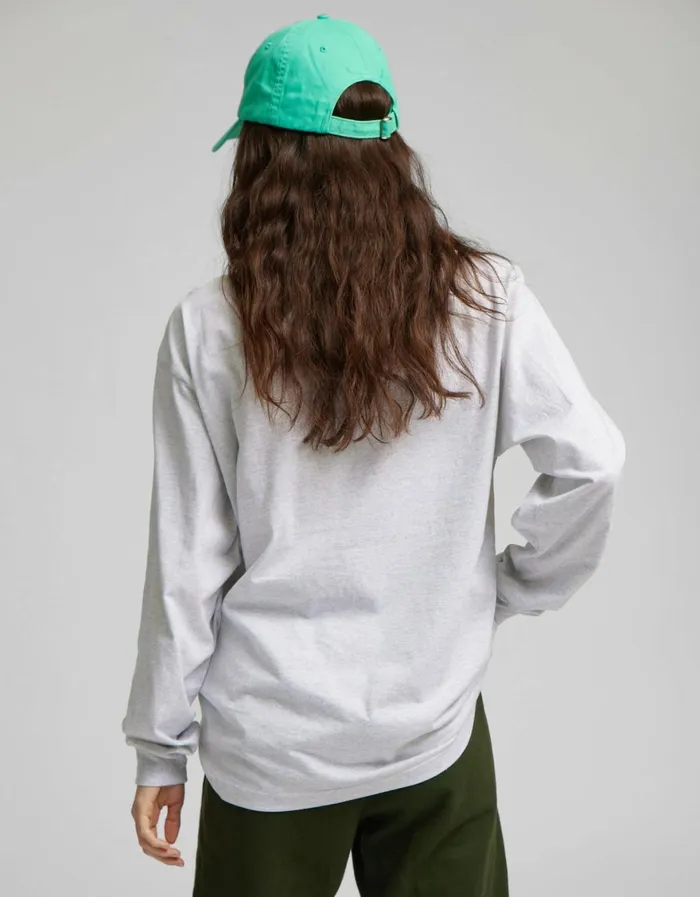 Women TShirts Colorful Standard Oversized Organic LS TShirt Dusty Olive