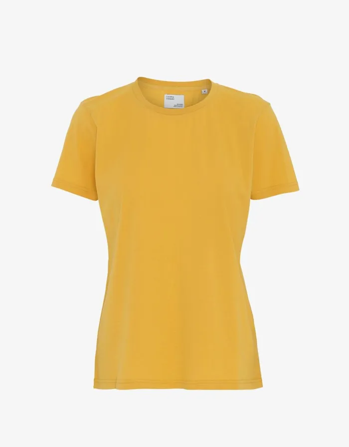 Women TShirts Colorful Standard Women Light Organic Tee Burned Yellow