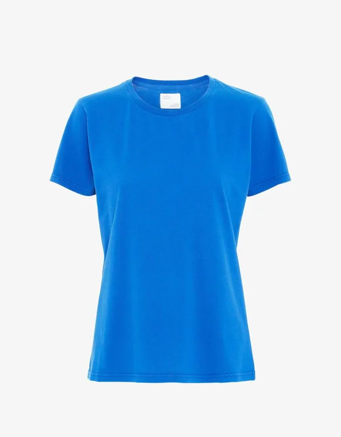 Women TShirts Colorful Standard Women Light Organic Tee Pacific Blue
