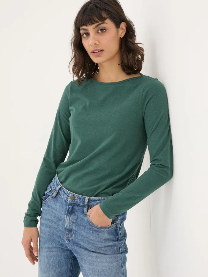 Women Tops and TShirts Fat Face Bree Green TShirt