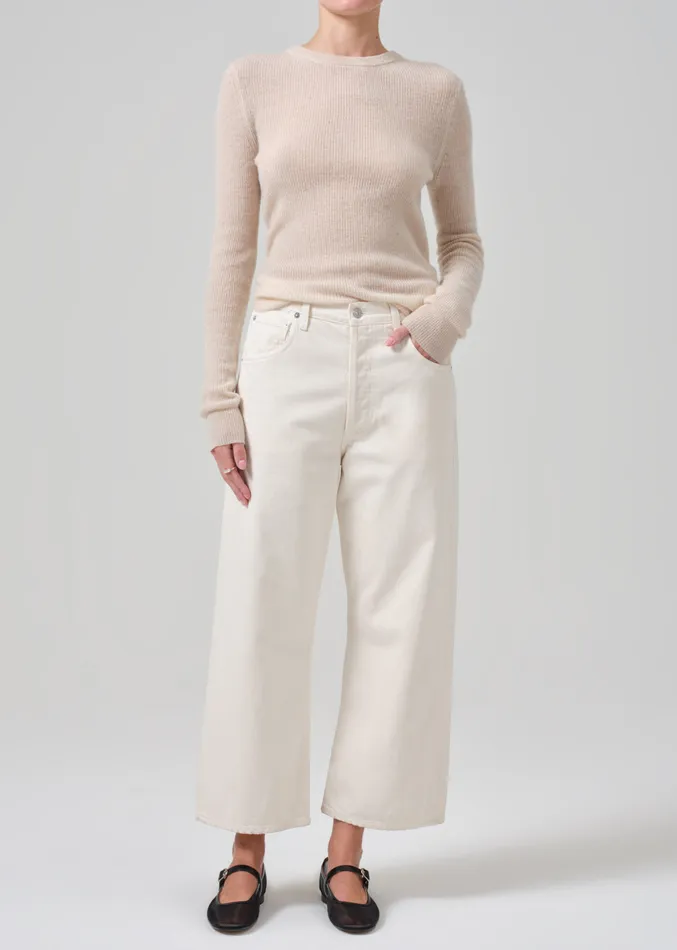 Women Tops Citizens Of Humanity Alessia Crewneck Sweater In Cream