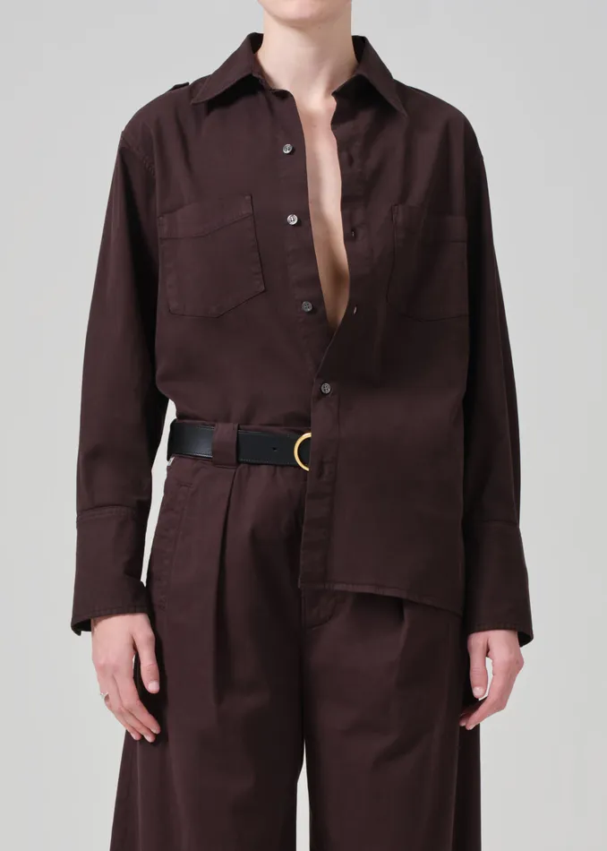 Women Tops Citizens Of Humanity Ari Shirt In Clove