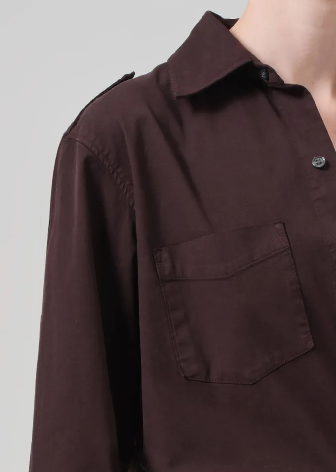 Women Tops Citizens Of Humanity Ari Shirt In Clove