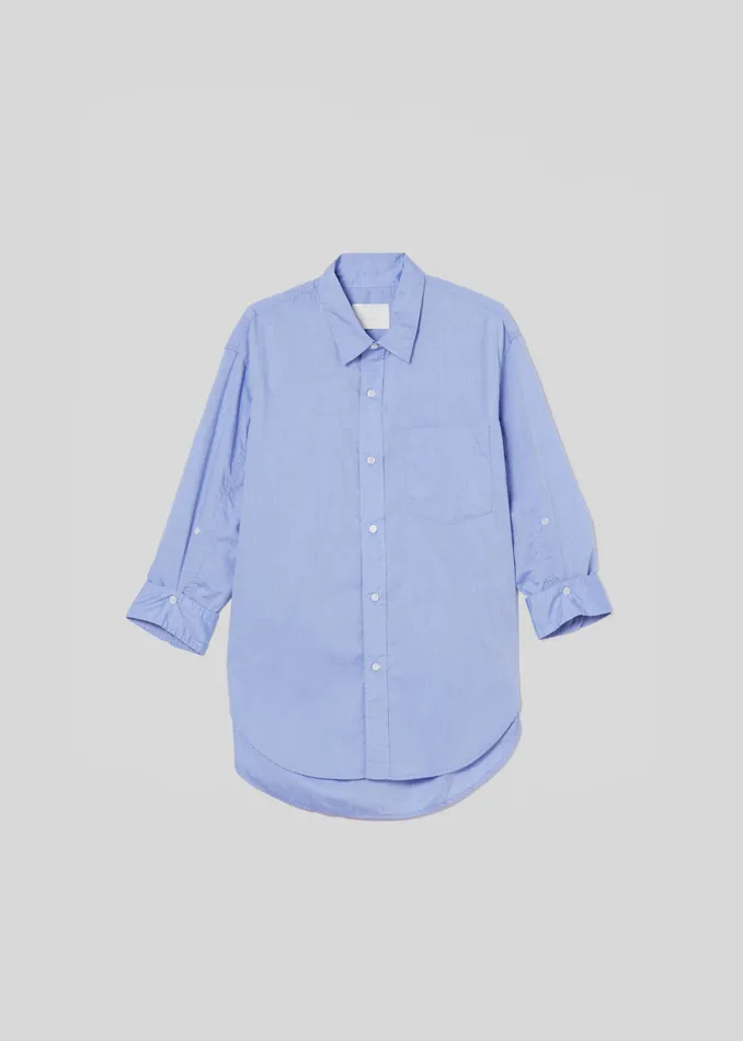 Women Tops Citizens Of Humanity Kayla Shirt In Blue End On End