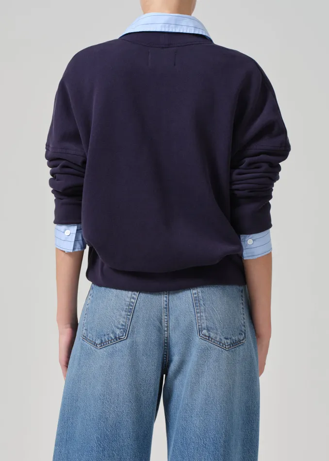 Women Tops Citizens Of Humanity Ronan V Neck In Navy