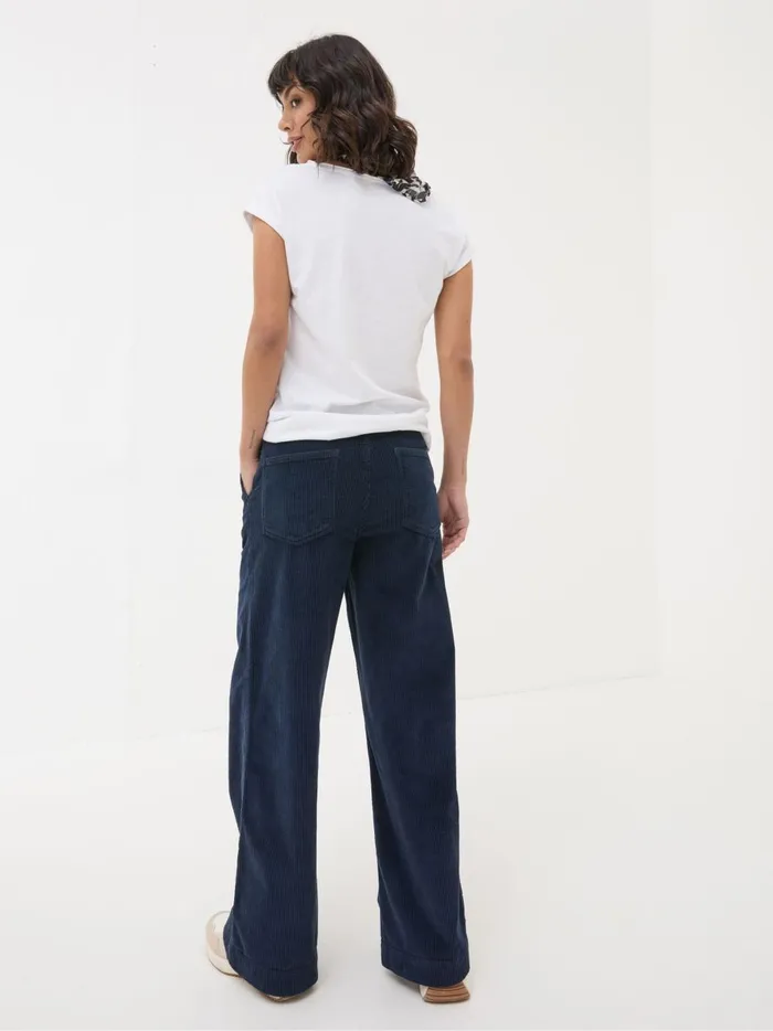Women Trousers and Leggings Fat Face Kendall Blue Cord Trousers