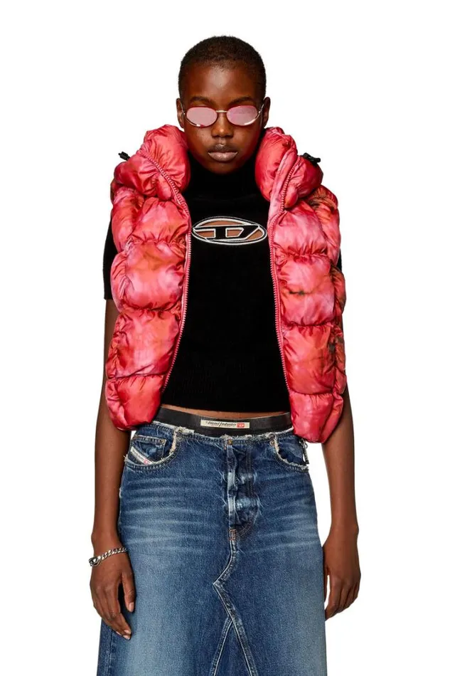 Women WRallaSl Hot Pink Diesel Outerwear And Jackets Women WRallaSl Hot Pink Diesel Outerwear And Jackets