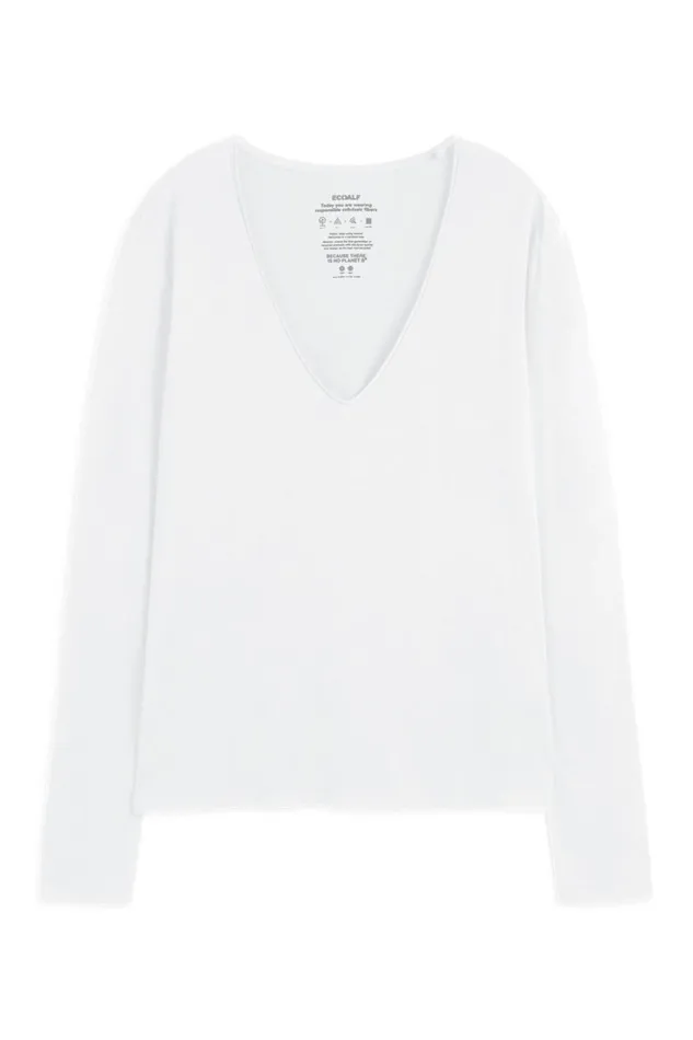 Women White Bea TShirt Ecoalf TShirts