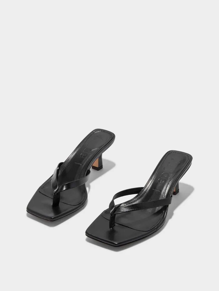 Women Wilma Leather ToePost Sandals Aeyde Heeled Sandals