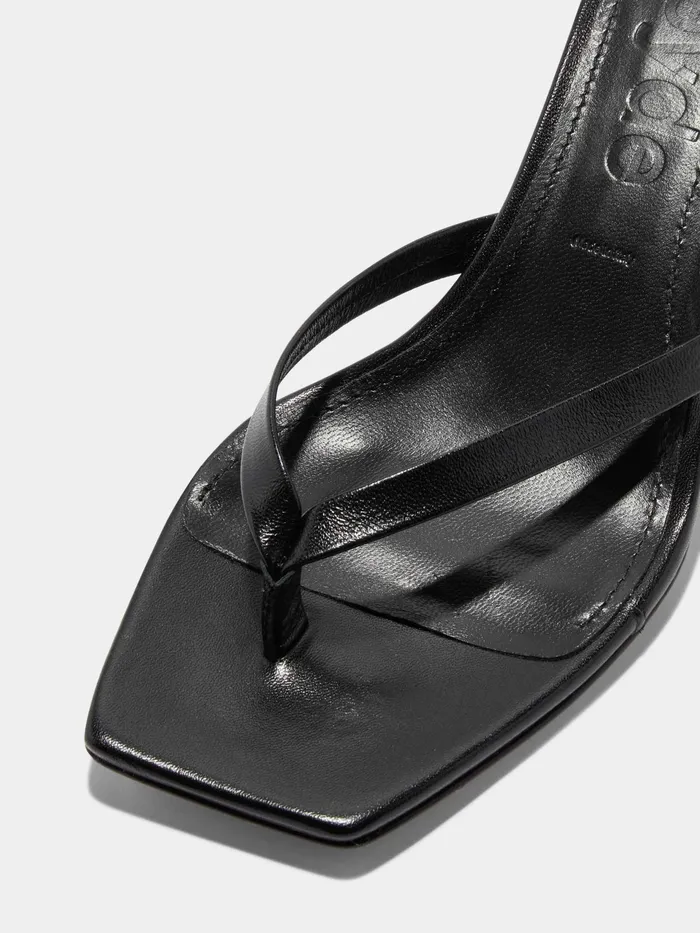 Women Wilma Leather ToePost Sandals Aeyde Heeled Sandals