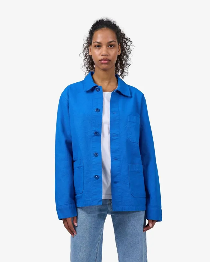 Women Workwear Jackets Colorful Standard Organic Workwear Jacket Cherry Blossom
