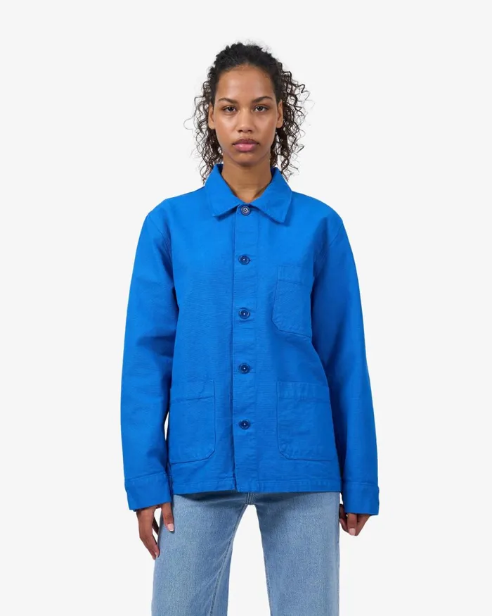 Women Workwear Jackets Colorful Standard Organic Workwear Jacket Cherry Blossom