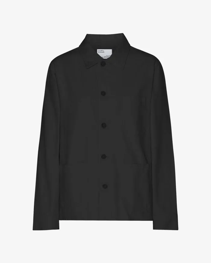 Women Workwear Jackets Colorful Standard Organic Workwear Jacket Deep Black