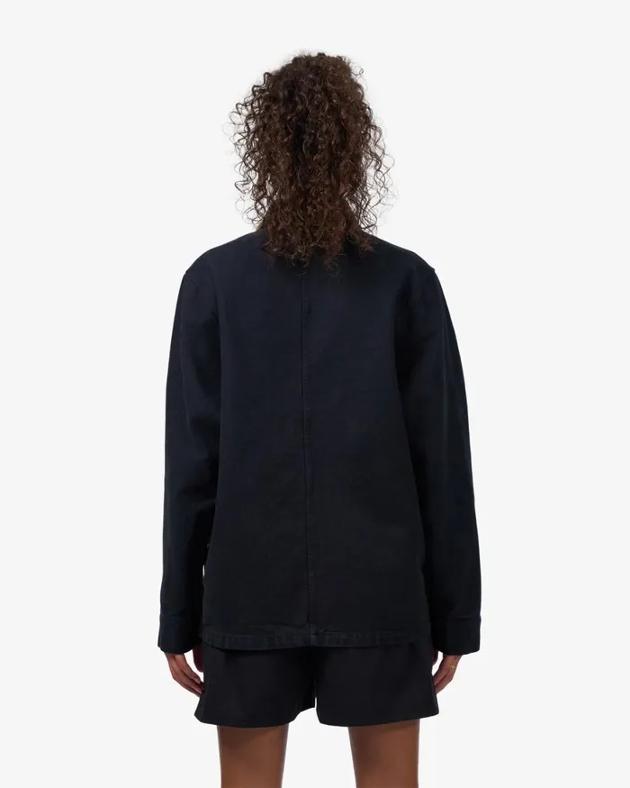 Women Workwear Jackets Colorful Standard Organic Workwear Jacket Deep Black
