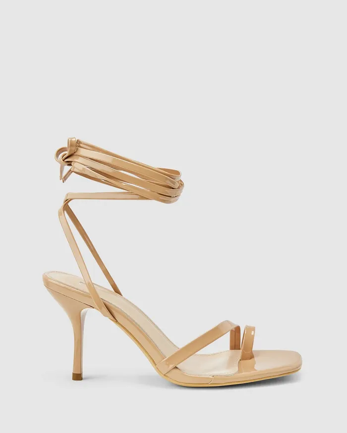 Women ZAIKAI NUDE PATENT High Heels Stilettos NOVO Shoes