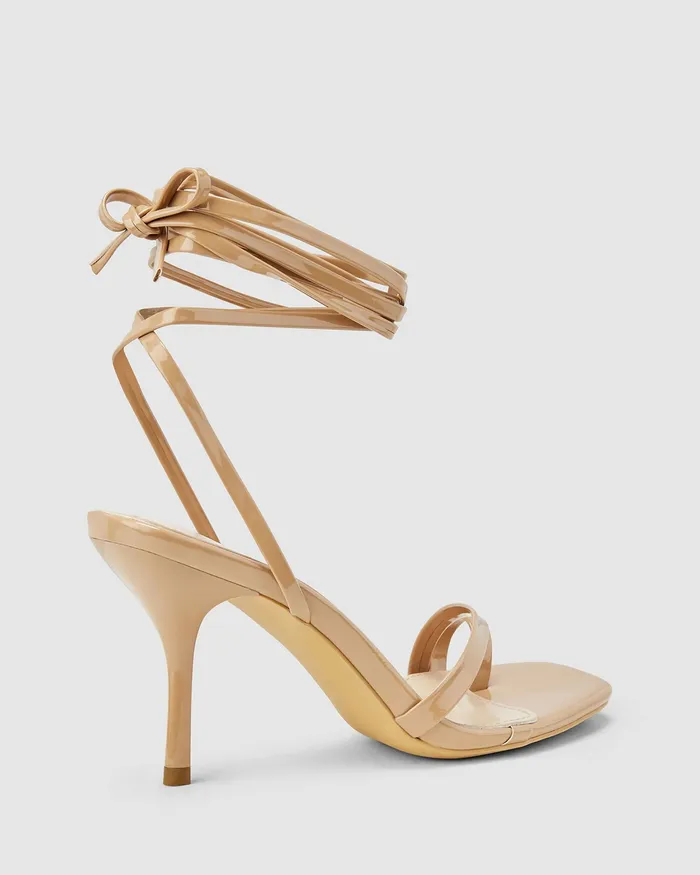 Women ZAIKAI NUDE PATENT High Heels Stilettos NOVO Shoes