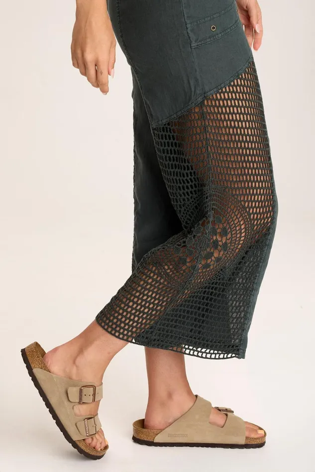 XCVI Anamita LinenCrochet Jumpsuit Women Jumpsuits