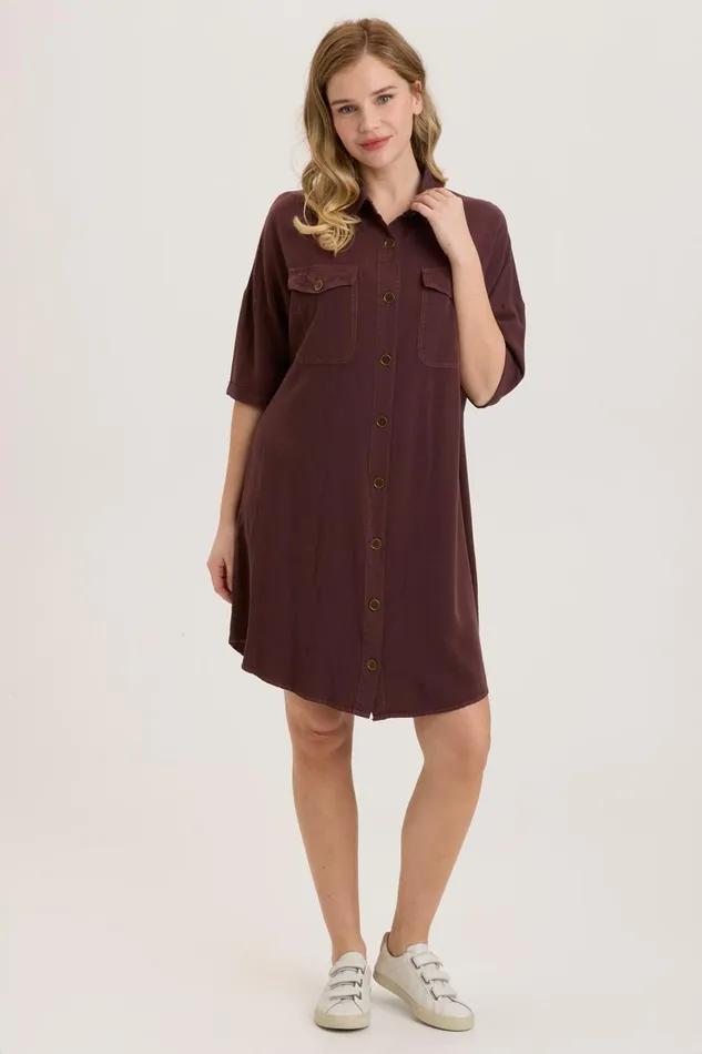 XCVI Bradford Shirt Dress Women Dresses