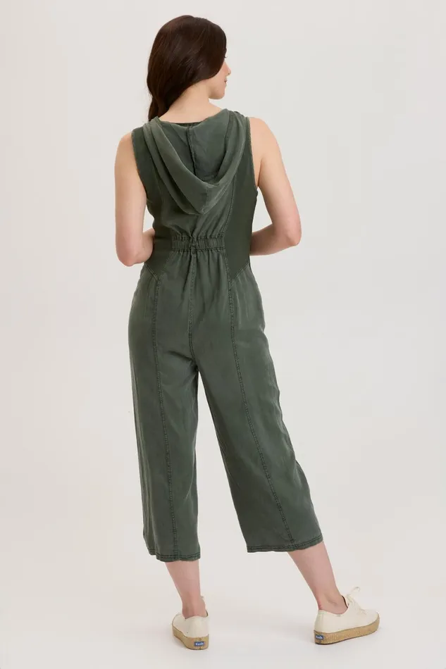 XCVI Hewitt Hooded Jumpsuit Women Jumpsuits